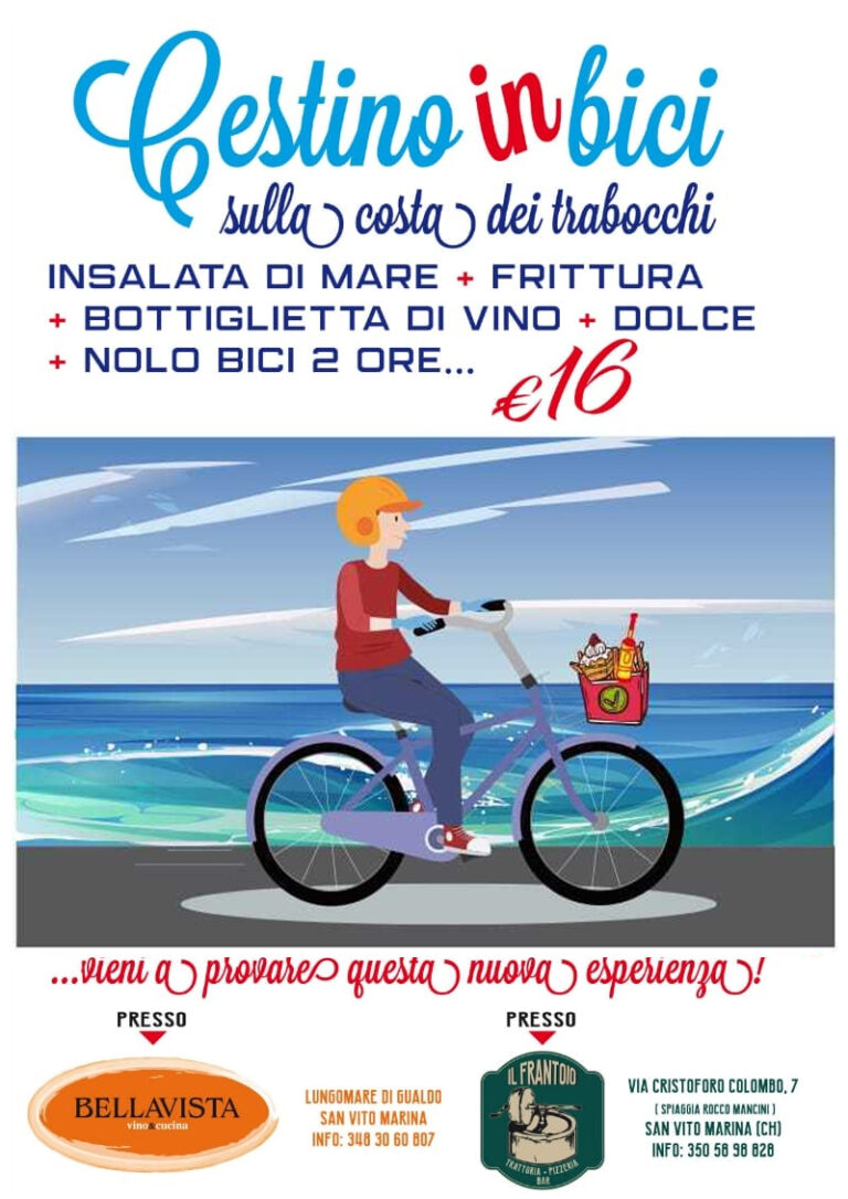 le biciclette san vito marina menu